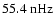 $55.4~{\rm nHz}$