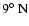 $9\hbox{$^\circ$ }{\rm N}$