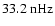 $33.2~{\rm nHz}$