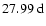 $27.99~{\rm d}$