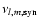 $\nu_{l,m,{\rm syn}}$