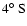 $4\hbox{$^\circ$ }{\rm S}$
