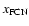 $x_{\rm FCN}$
