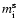 $m_{\rm i}^{\rm s}$