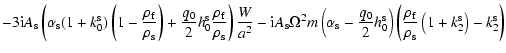 $\displaystyle -3{\rm i} A_{\rm s}\left( \alpha_{\rm s}(1+k_0^{\rm s})\left(1-\f...
...(\frac{\rho_{\rm f}}{\rho_{\rm s}}\left(1+k_2^{\rm s}\right)-k_2^{\rm s}\right)$