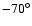 $-70^\circ $