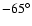 $-65^\circ $