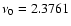 $\nu _0=2.3761$