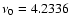 $\nu _0=4.2336$