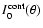 $I^{\rm cont}_0(\theta )$