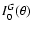 $I^{G}_0(\theta )$