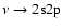 $\nu \to \rm 2s2p$