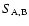 $S_{\rm A,B} $