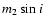 $m_2 \sin{i}$