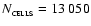 $N_{_{\rm CELLS}} = 13~050$