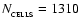 $N_{_{\rm CELLS}} = 1310$
