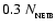 $0.3~N_{_{\rm NEIB}}$