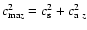 $c_{{\rm ma}z}^2= c_{\rm s}^2 + c_{{\rm a}~z}^2$