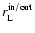 $r_{\rm L}^{\rm in/out}$