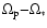 $\Omega_{\rm p}{-}\Omega_*$