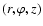 $(r,\varphi,z)$