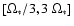 $[\Omega_*/3, 3~\Omega_*]$