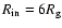 $R_{\rm in}=6R_{\rm g}$