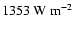 $1353~{\rm W~m}^{-2}$