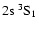 $2{\rm s}~^3{\rm S}_1$