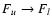 $F_u \rightarrow F_l$