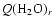 $Q(\hbox{H}_2\hbox{O})_r$