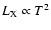 $L_{\rm X} \propto T^2$