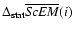 $\Delta_{{\rm stat}} \overline{{\it ScEM}}(i)$