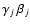 $\gamma_{j}~ \beta_{j}$