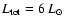 $L_{\rm tot}=6~ L_\odot$