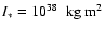 $I_*=10^{38}\;~\rm {kg~m^2}$