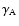 $\gamma _{\rm A}$