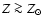 $Z\ga Z_\odot$