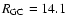$R_{\rm GC} = 14.1$