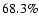 $68.3\%$
