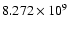 $8.272\times 10^9$