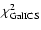 $\chi_{\rm GalICS}^2$