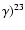 $\gamma)^{23}$