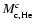 $M_{\rm c,He}^c$
