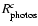$R_{\rm photos}^{c}$