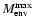 $M^{\rm max}_{\rm env}$