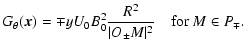 $\displaystyle G_{\theta }(\vec{x}) = \mp y U_0 B_0^2
{\ensuremath{\mathchoice {...
...ert^2}}
{\frac{R^2}{\vert O_{\pm}M\vert^2}}
} }
\quad {\rm for}~ M \in P_{\mp}.$