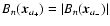 $B_n({\vec x}_{a_+}) = \vert B_n({\vec x}_{a_-})\vert$
