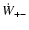 $\dot{W}_{+-}$