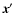 $ {\vec x}'$